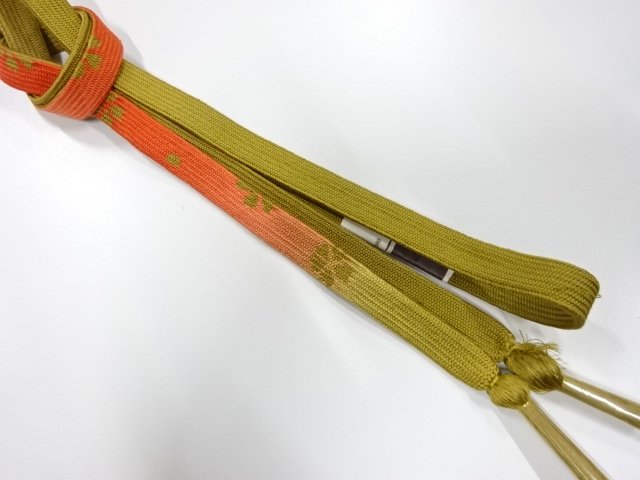 未使用品　正絹　手組帯締め